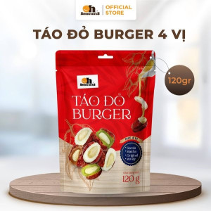 Táo đỏ burger túi Zipper 120g