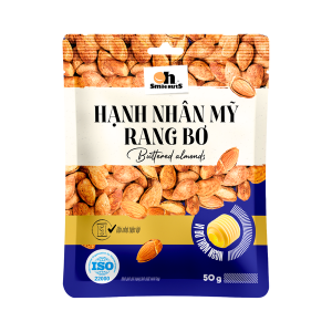 Hạnh Nhân Mỹ rang bơ 50g