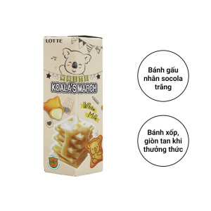 Bánh gấu Koala’s March nhân socola trắng 37g