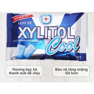 Kẹo gum không đường Lotte Xylitol Cool 11.6g
