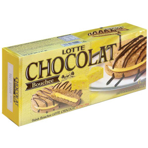 Bánh Bouchee Lotte Chocolat vị Phô Mai 162g