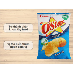 Snack Khoai Tây O'Star Vị Tảo Biển 55G