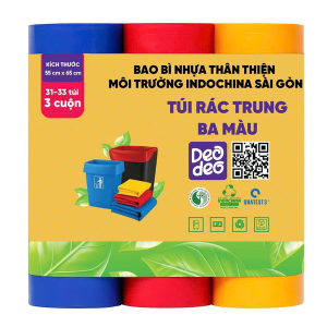 Túi rác trung ba màu 55cm x 65cm DEODEO-015943