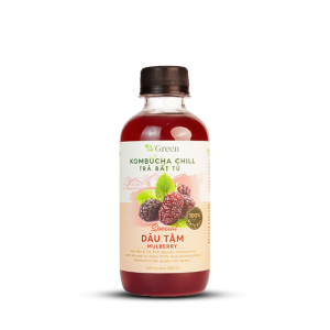 Vkombucha Chill Trà bất tử 250ml Dâu Tằm