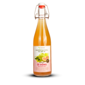 Vkombucha Chill Trà bất tử 500ml Ổi Hồng