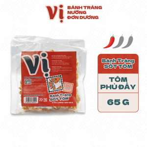 Bánh Tráng Sốt Tôm Vị - Túi 65g