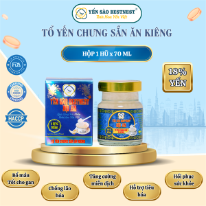 Hộp 1 hũ Tổ yến chưng sẵn BESTNEST HỘI AN 18% Ăn Kiêng