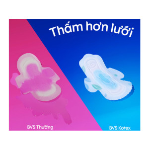 BVS KOTEX Bảo Vệ Toàn Diện 23CM Dày Cánh 8M