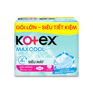BVS Kotex Max Cool French Spa SMC 23cm 20M