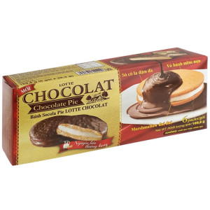 Bánh Socola Pie LOTTE CHOCOLAT 169.8g