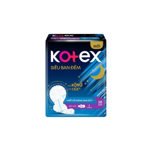 BVS Kotex Siêu Ban Đêm Mặt Lưới 35CM 3M
