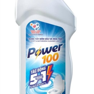 Nước tẩy bồn cầu & nhà tắm POWER100 hương bạc hà 900ml