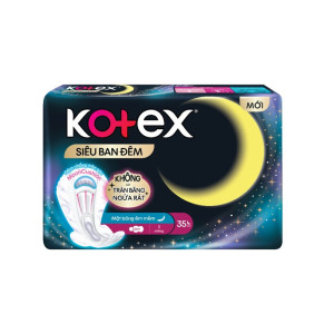 BVS Kotex Siêu Ban Đêm 35cm Đệm Sau 3M