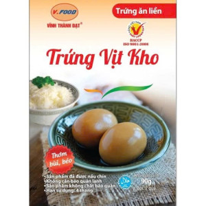 Trứng Vịt Kho VFOOD (Gói 2 quả)