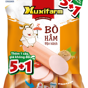 Xuxifarm Xúc Xích Bò Hầm Đậu Nành túi 33g