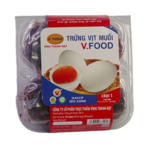 Trứng Vịt Muối VFOOD (Hộp 4 quả)