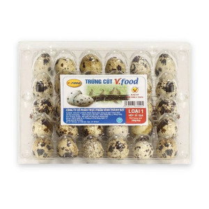 Trứng Cút VFOOD (Hộp 30 quả)