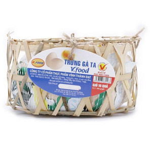 Trứng Gà Ta VFOOD (Giỏ 10 quả)