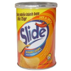 Bánh lát khoai tây SLIDE HOT & SPICY 60g