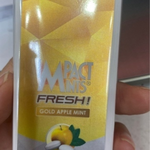 Kẹo ngậm không đường Impact Mints hương Táo vàng 10g