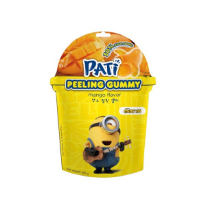 Kẹo dẻo trái cây lột vỏ PATI vị xoài 80g