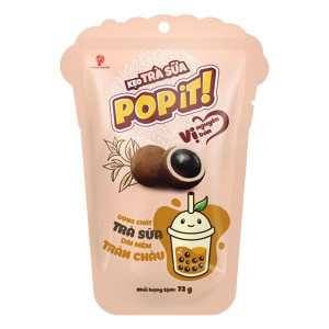 Kẹo Trà sữa Trân Châu POPIT 72g