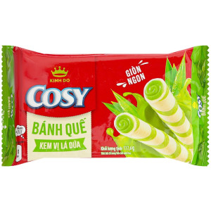 Bánh Quế Cosy Vị Lá Dứa Kinh Đô 117.6G