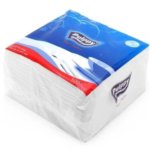 Khăn Ăn Pulppy 330 x 330mm 100 Tờ
