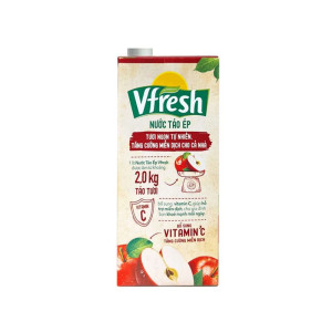 Nước Vfresh Táo Ép 100% 1L